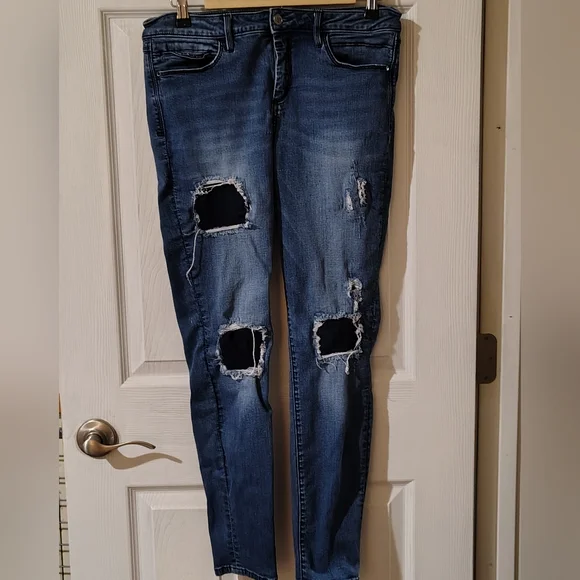 Bebe Honkytonk Wash Jeans - Size 30 (10) - Picture 2 of 10